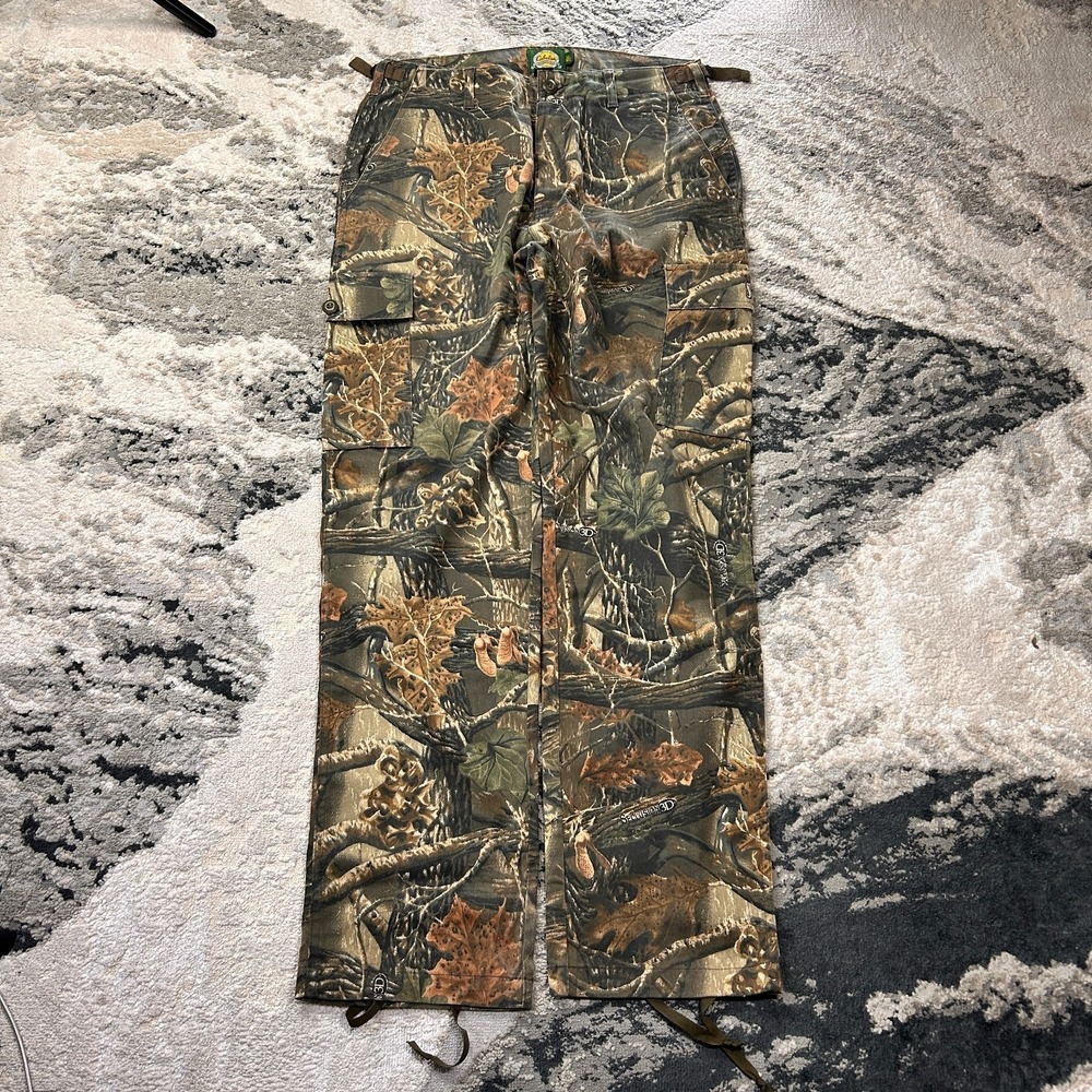 Cabela's Vintage Outdoor Gear Seclusion 3D Cargo Pants Sz‎ 32 Camouflage Hunting